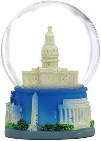 Снежна топка във Вашингтон, окръг Колумбия - 45 ММ Capitol Small, Снежни топки във Вашингтон, сувенири във Вашингтон, окръг Колумбия, височина от 2,5 инча