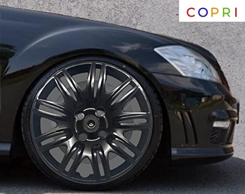 Комплект Copri от 4 Джанти Накладки 14-Инчов Черен на цвят, С прикрепен с болтове, Подходящи за BMW