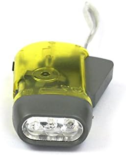 Фенерче CfoPiryx, 3 led Фенерче за ръчно натискане на Фенерче с дръжка, Фенерче за ръчно натискане, Фенер за Пътуване, Ръчно импулсен