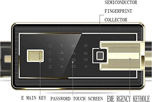 QINERSAW сейф за пръстови отпечатъци, система за идентификация на пръстови отпечатъци, сейф с ключ, интелигентна защита от кражба,