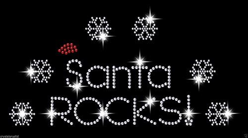 Санта Скали с Кристал Снежинкой Коледен Празничен Ютия на Исправленной Апликация