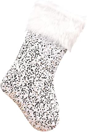 0IDT12 Нова Коледна Елха Подвесная Парти Коледа Интериор Дядо Отглеждане Плюшено Вязаный Чорап Подаръчни Опаковки За шоколадови