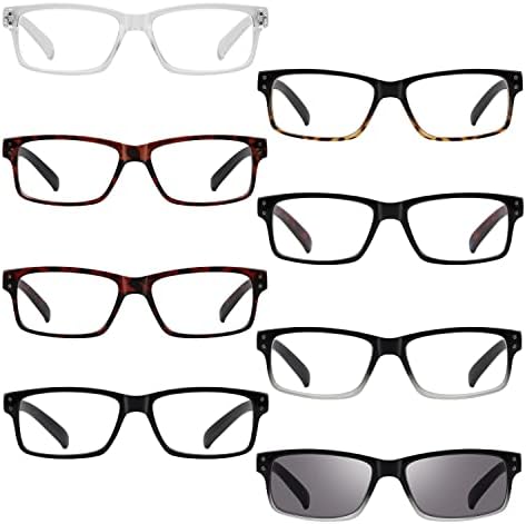 Reducblu Спестете 10% на 5 опаковки женски очила за четене и 8 опаковки ридеров за жени и мъже +2,00