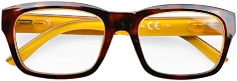 Очила за четене в голяма Квадратна рамка Eyekepper с кутия пролетта панти от 5 опаковки, в комплекта са включени четци Sunshine