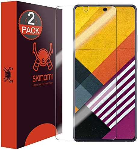 Защитно фолио Skinomi, съвместима с Samsung Galaxy A71 5G (6,7 инча) (2 опаковки), прозрачен филм TechSkin TPU със защита от мехурчета