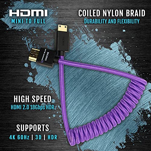 Тънък Правоъгълен кабел с оплеткой KONDOR Blue 4K Full HDMI вградени монитори, улавяне карти и още много Други