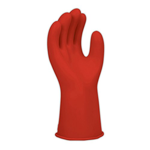 Ръкавици и аксесоари за linemen Salisbury E011R-11 E011 11, гумени ръкавици, за да linemen клас 0, размер 11, червен