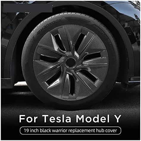 Съвместимост с Tesla Model Y, 19-инчов Автомобили капачката на главината, Дължината на кутията модели на Y 2022, комплект джанти