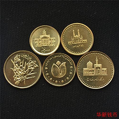 Иран 5 Комплекта монети 50-1000 Riyals Азия, близкия изток Национални монети Нови