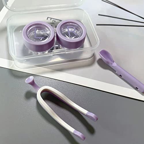 Комплект за премахване на меки контактни лещи с устройство за поставяне и премахване на контактни лещи, Контейнер за лещи за очи