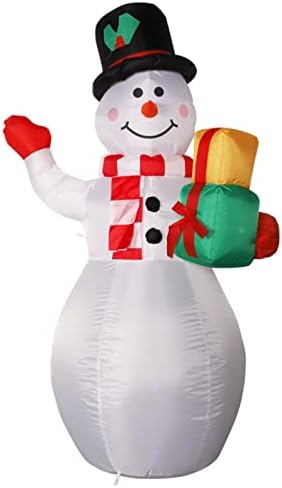 Коледна Украса,Коледна Въздушна Модел Светещи Големи Надуваеми Украса Дядо Коледа, Снежен човек Украса на Градината Подпори за Вътрешния