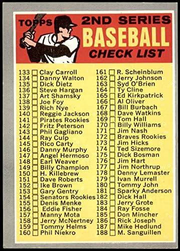 1970 отнема 128-мо място в списъка с 2 (Бейзболна картичка) (№226 Ra Перраноски /Включва период) VG /EX