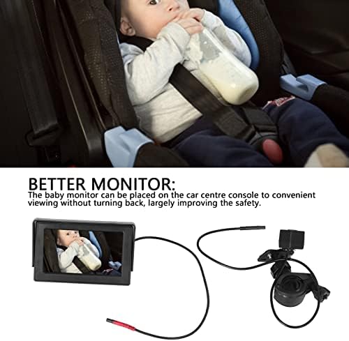 Детска Кола Монитор, Монитор на Задната седалка на Автомобила Камера на Задната седалка на Огледалото за Обратно седалки зрителен
