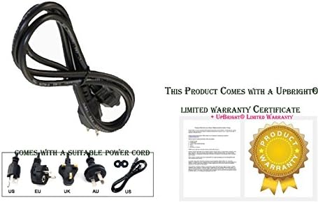 UpBright® Нов захранващ кабел за променлив ток в Контакт, за смяна на кабел за машини серия ResMed Sullivan, S6, S7 и VPAP III Олекотена