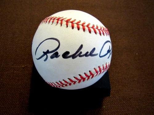 Рейчъл Робинсън, Съпруга На Джаки Робинсън, Доджърс Копито, Подписа Авто Oal Baseball Jsa - Бейзболни Топки С Автографи