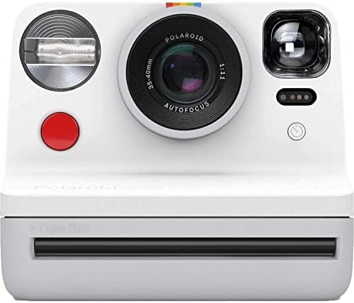Фотоапарат непосредствена печат Polaroid Now (бял) + 3 опаковки филм + кърпа от микрофибър