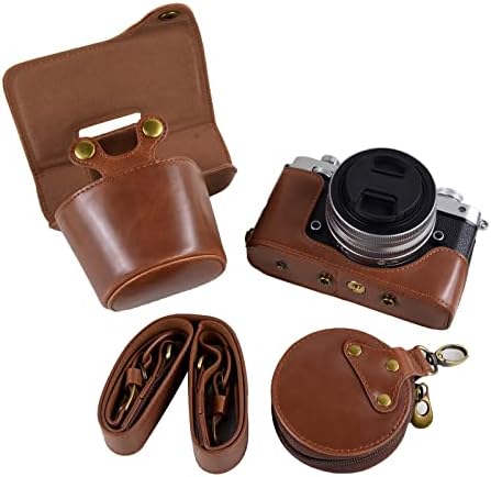 Калъф MUZIRI KINOKOO ZFC от изкуствена кожа защитен калъф за фотоапарат, съвместим с NIKON Z fc /Zfc и обектив 16-50 мм f / 3,5-6,3,