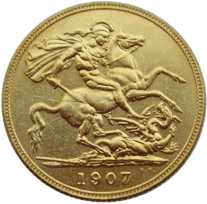 ХУ ХАЙ СЯ Великобритания 1 Соверен Златна лира 1902-1910 година. 9 Чуждестранни Копия Златни Възпоменателни монети