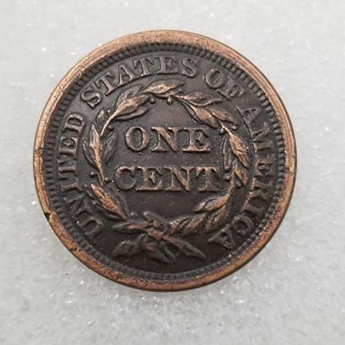 Старинни Занаяти Американски 1853 Година, 1 Сребърен Долар Сребърен Долар Чуждестранна Колекция Сребърни Долара