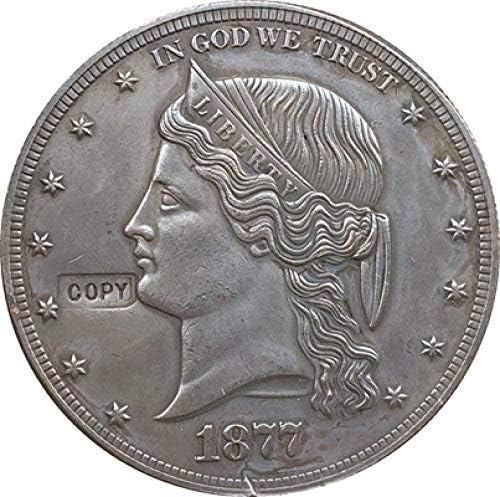 1877 Монети на стойност 1 долар на САЩ е копие на Копие на Декорации за Събиране на Подаръци