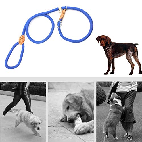 MOMFEI Въженият каишка за кучета - 4-Крак Отразяваща Каишка За кучета - Альпинистский Найлонова Оплетка Подходящ за кучета с обиколката
