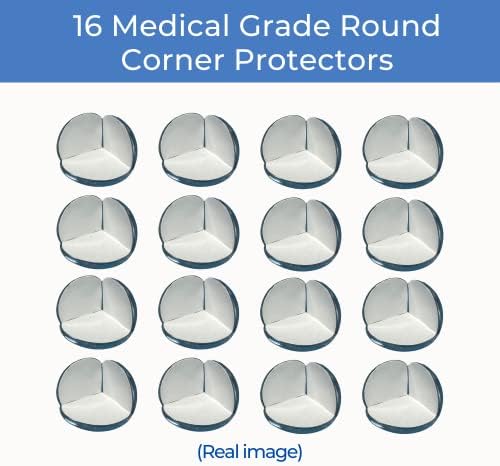 20 Опаковки, защитни краища на медицински цели, Определени от 16 Защитни краища на кръгла маса за дете, 4 L-образни Парапети по