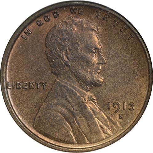 1913 S Lincoln Cent MS65 РБ NGC