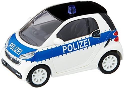 Busch 46208 Smart for Two 2012 Мащабна модел кола Police ХО