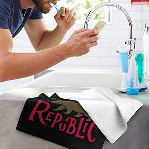 Кърпа за миене на съдове California Republic Bear 28.7 x 13.8 Кърпички За Лице От най-добрите Влакна, Добре Абсорбиращи Кърпи За