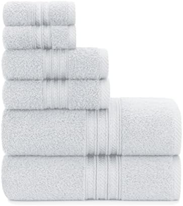 Комплект кърпи Briarwood Home Super Soft 500 ГОРИВО от 6 теми - памук околовръстен прежда - Супер Абсорбиращи кърпи от дългия